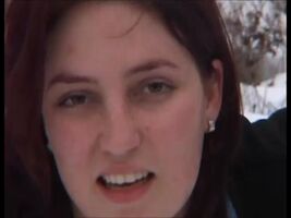 Brenda - even in the snowy cold, she'll push out a nice turd just for you and penetrate you with her gorgeous eyes