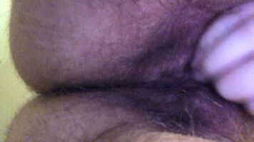 Hairy pussy spread