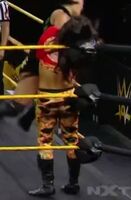 Looks Aliyah has orgasm at her NXT match)))
