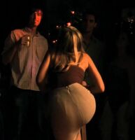Kristen Bell looks ready for a gangbang after this slutty dance at a frat party
