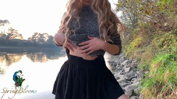 Cousin seduces him by the lake