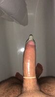 A lot of you wanted to see me take off my condom full of cum