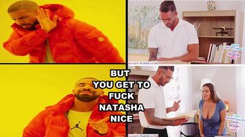 Natasha Nice bouncing from joy meme