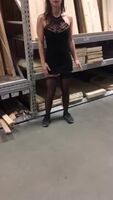 Getting naughty in a hardware store! I want you to catch me and fuck me hard 😈