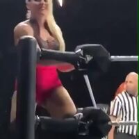 Lacey smacking her ass