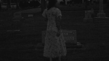 holdthemoan - If I could only meet, across the street in the cemetery because he’s inside, would you? Or would you tell on me?