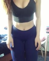Fit ass in yoga pants
