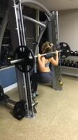 @Iskra on Instagram Working Out