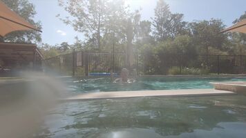 Having a bit of of fun with my Go pro in the resorts pool 🏊‍♀️ 🥰 xx 54yo 🇦🇺