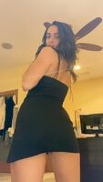 Twerking in my tight dress and showing you a peek of my booty