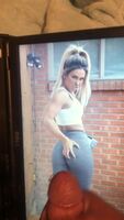 Fitness model Cassandra martin gets cum on her ass!!