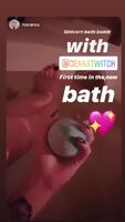 Jennatwitch and Novaruu taking a bath instagram stories