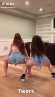 Twerking girls with nice booties!