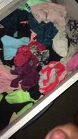 Covered the hole panty drawer