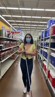 The blind girl also likes to flash in Walmart - this one made me nervous!