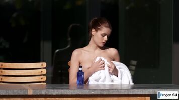 I wish I was that towel