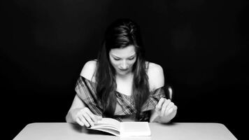 Hysterical Literature - Stoya Cumming While Reading