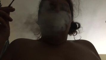 Riding Daddy’s cock while taking a fat dab. Happy late 710!