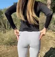Outdoor panty peel for you all 😘