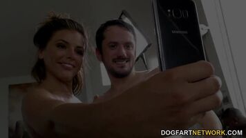 Adriana Chechik Gets DPd By BBCs - Cuckold Sessions BTS