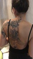 New tattoo and titties out 18F